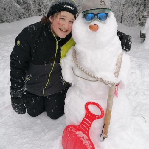 Schneemann von Magdalena Schlögl