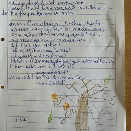 Herbstgedicht Theo