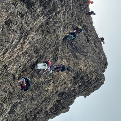 Alpiner Klettersteig