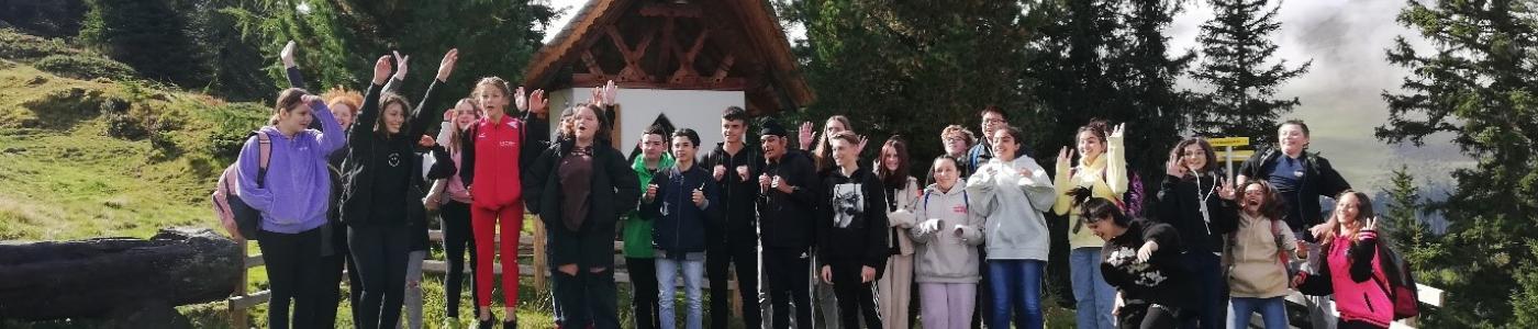 Gruppenbild 4te Klassen Birgitzer Alm 2021