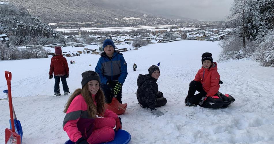 Schneespaß am Greidfeld