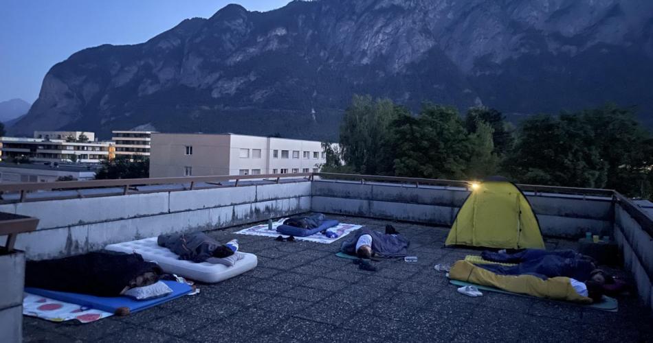 3a_Übernachtung auf der Dachterrasse